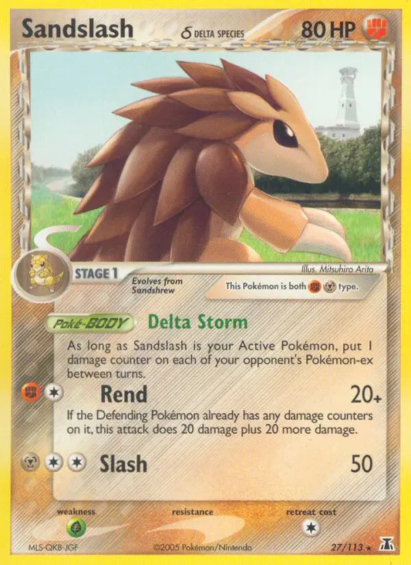 Sandslash δ 27 Delta Species Pokesingles
