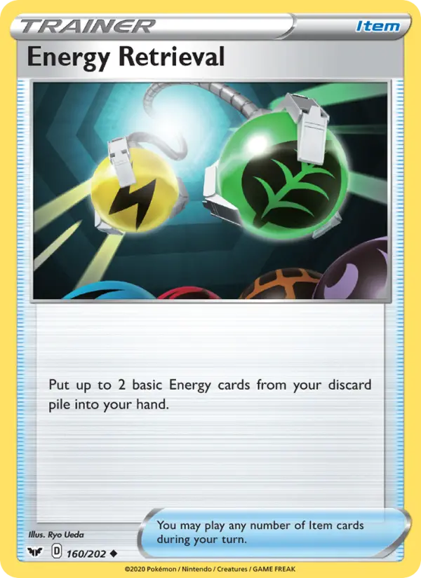 Energy Retrieval 160 Sword & Shield Pokesingles