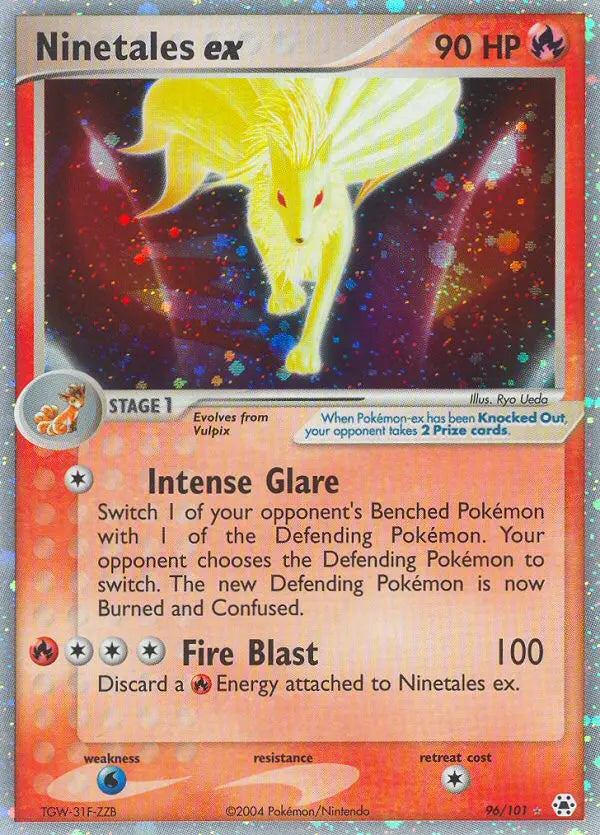 Ninetales ex 96 Hidden Legends Pokesingles