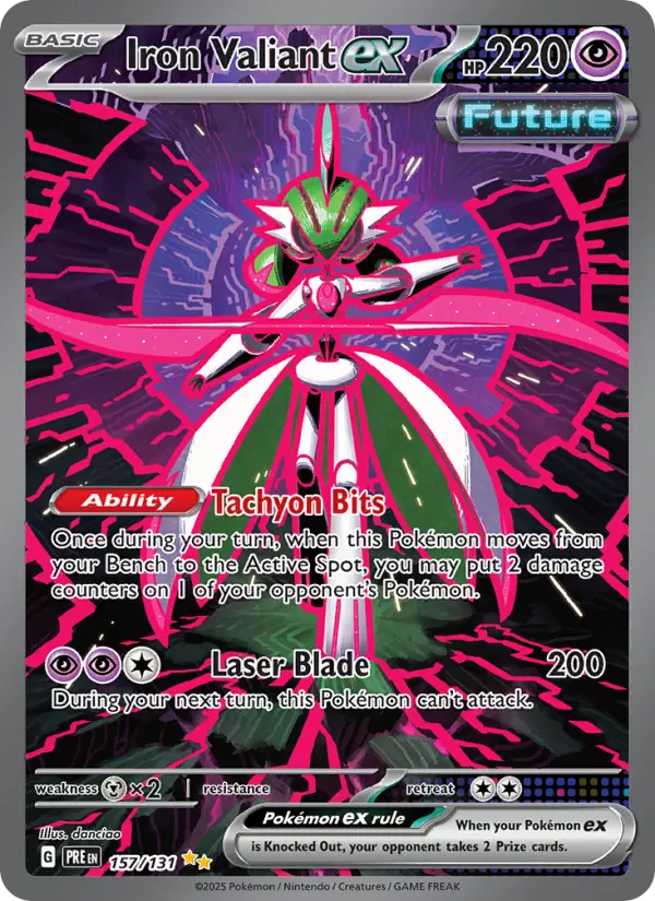 Iron Valiant ex 157 Prismatic Evolutions Pokesingles