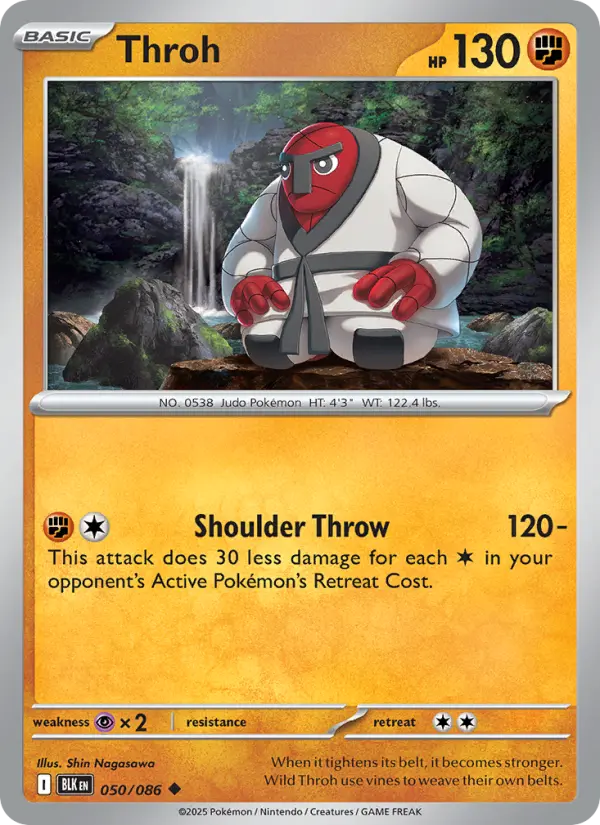 Throh 50 Black Bolt Pokesingles