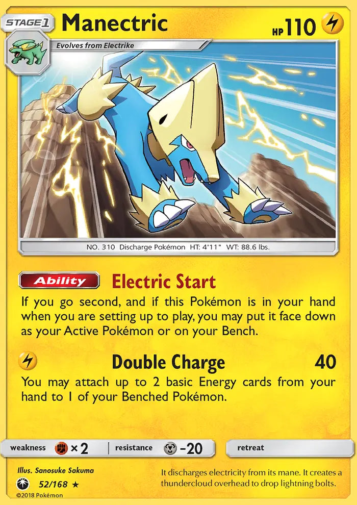 Manectric 52 Celestial Storm Pokesingles
