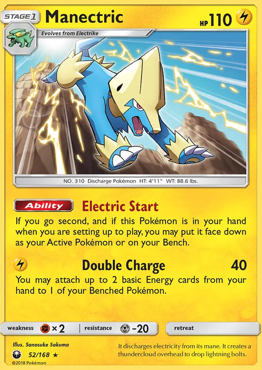 Manectric 52 Celestial Storm Pokesingles