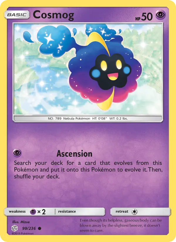 Cosmog 99 Cosmic Eclipse Pokesingles