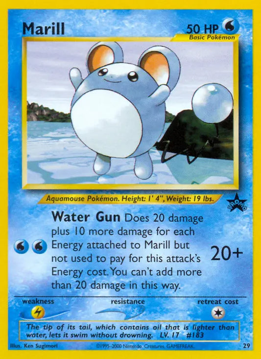 Marill 29 Wizards Black Star Promos Pokesingles
