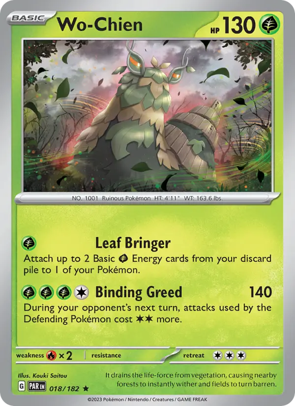 Wo-Chien 18 Paradox Rift Pokesingles