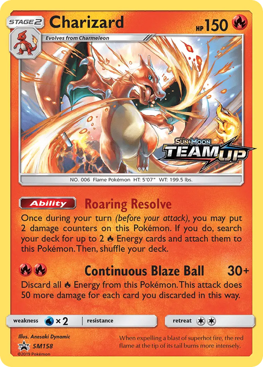 Charizard SM158 SM Black Star Promos Pokesingles