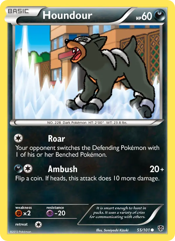 Houndour 55 Plasma Blast Pokesingles