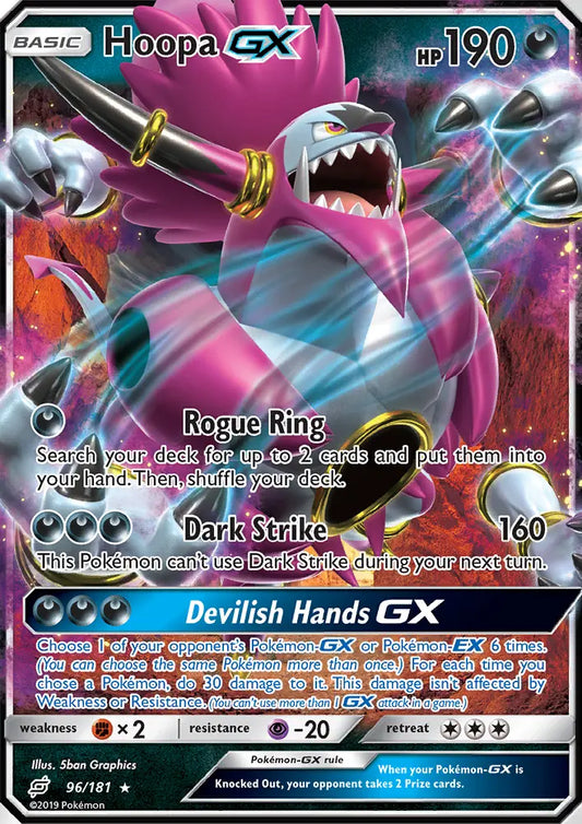 Hoopa GX 96 Team Up Pokesingles