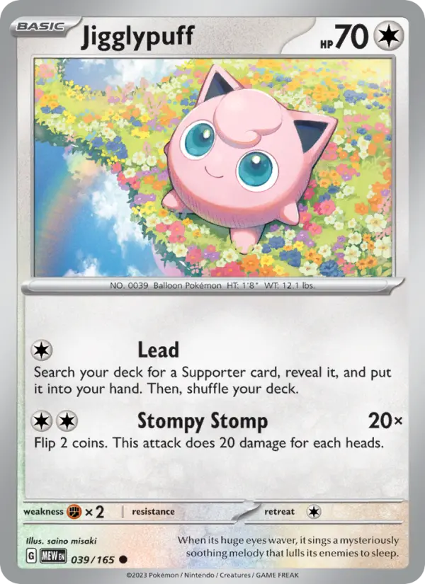 Jigglypuff 39 151 Pokesingles
