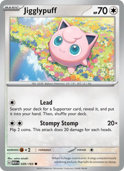 Jigglypuff 39 151 Pokesingles