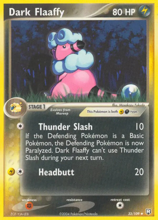 Dark Flaaffy 33 Team Rocket Returns Pokesingles