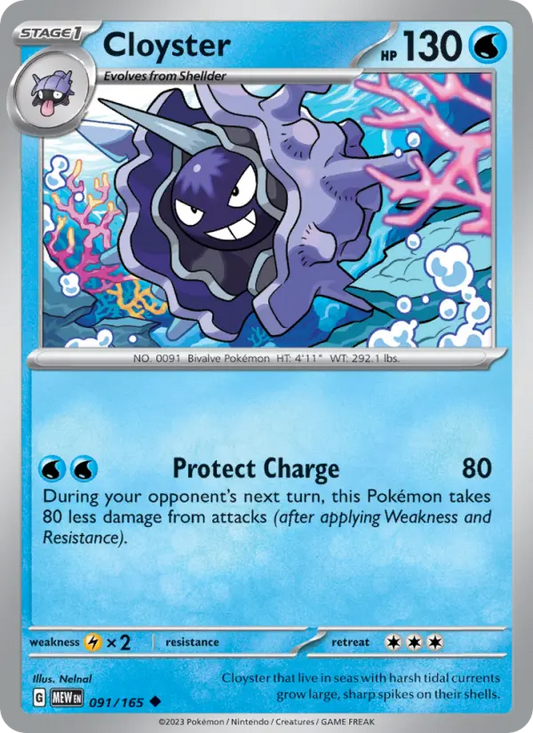 Cloyster 91 151 Pokesingles