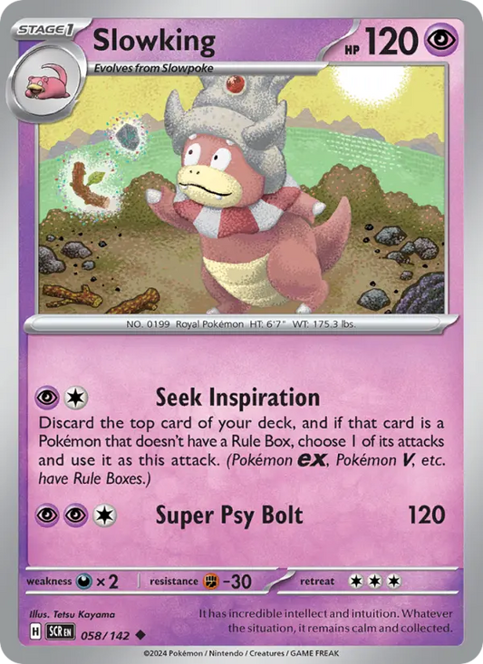 Slowking 58 Stellar Crown Pokesingles