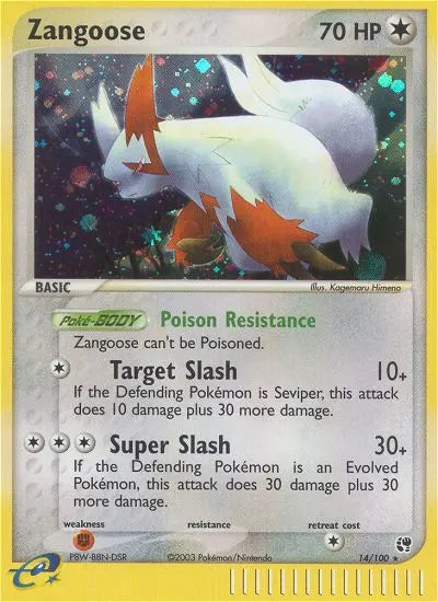 Zangoose 14 Sandstorm Pokesingles
