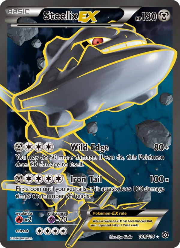 Steelix EX 108 Steam Siege Pokesingles