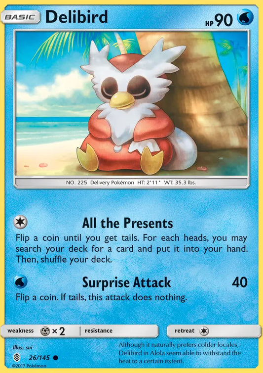 Delibird 26 Guardians Rising Pokesingles