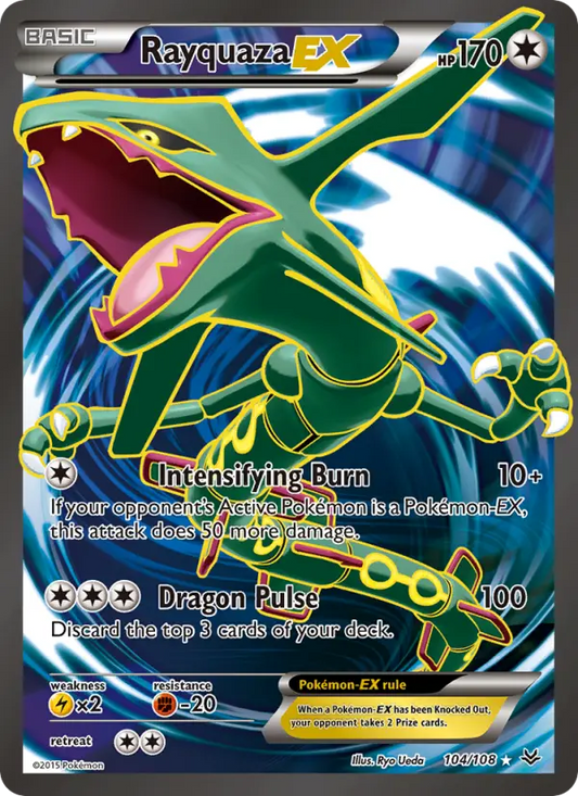 Rayquaza EX 104 Roaring Skies Pokesingles