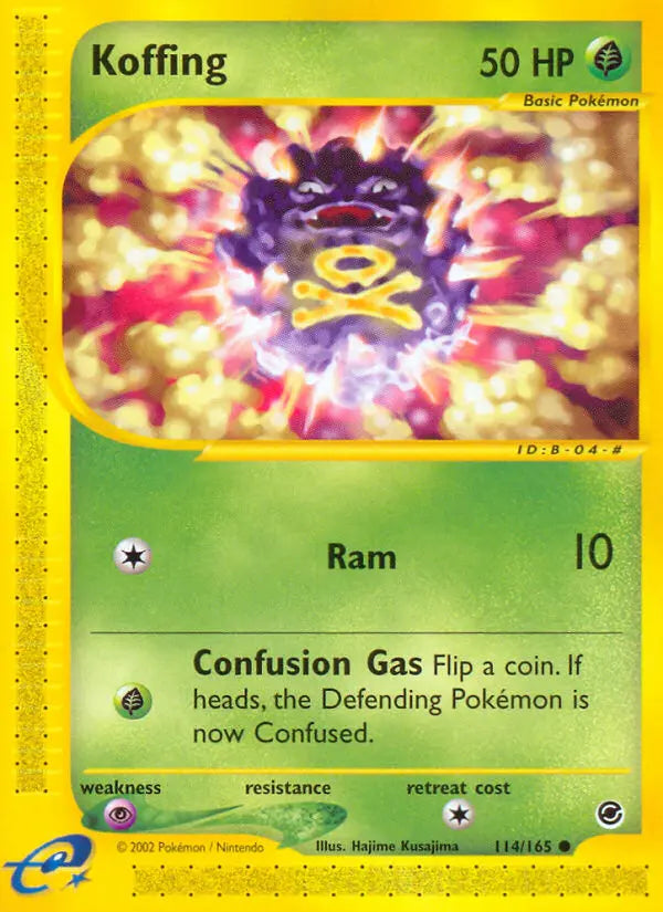 Koffing 114 Expedition Base Set Pokesingles