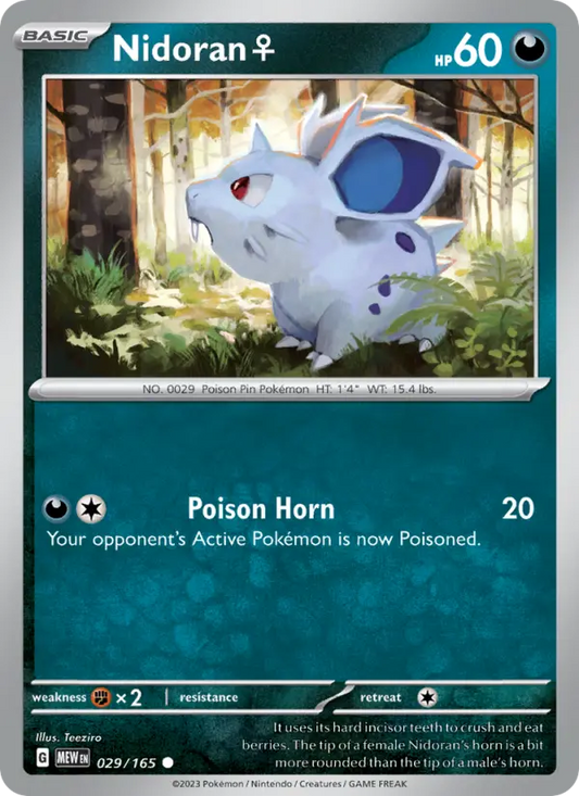 Nidoran♀ 29 151 Pokesingles