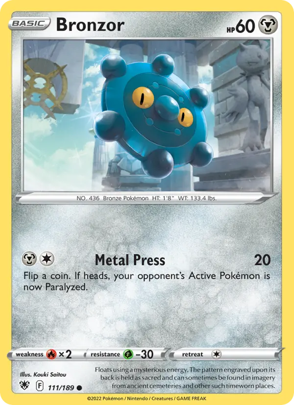 Bronzor 111 Astral Radiance Pokesingles