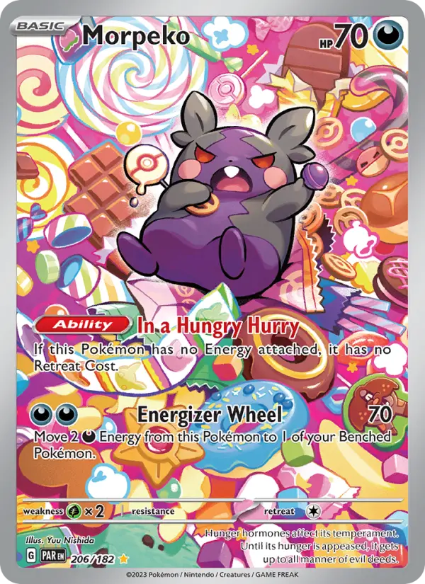 Morpeko 206 Paradox Rift Pokesingles