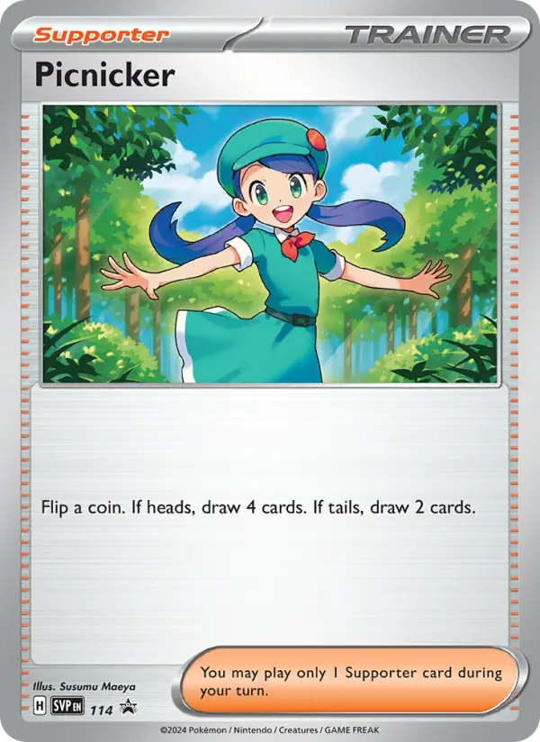 Picnicker 114 SVP Black Star Promos Pokesingles