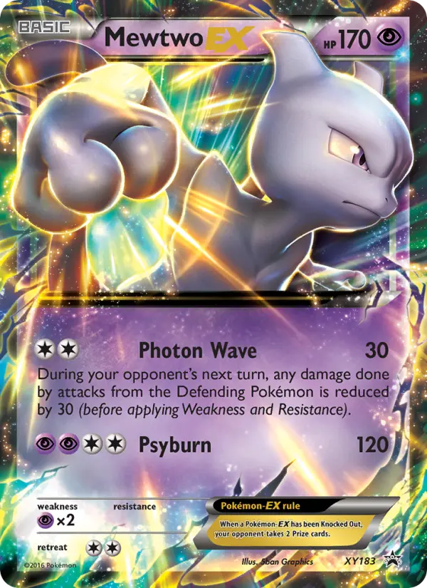 Mewtwo-EX XY183 XY Black Star Promos Pokesingles