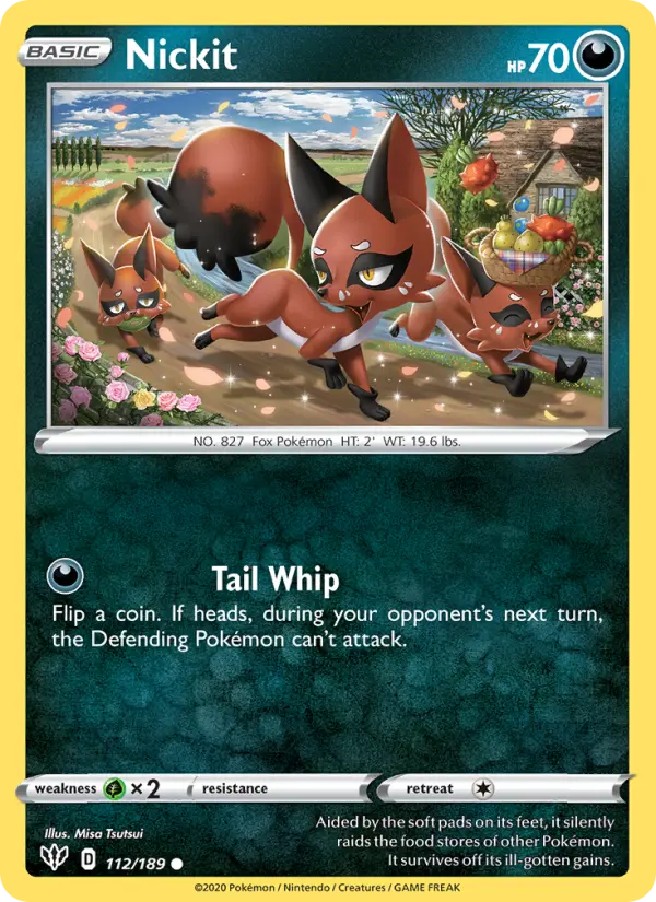 Nickit 112 Darkness Ablaze Pokesingles