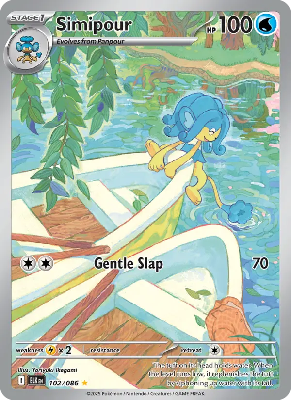 Simipour 102 Black Bolt Pokesingles