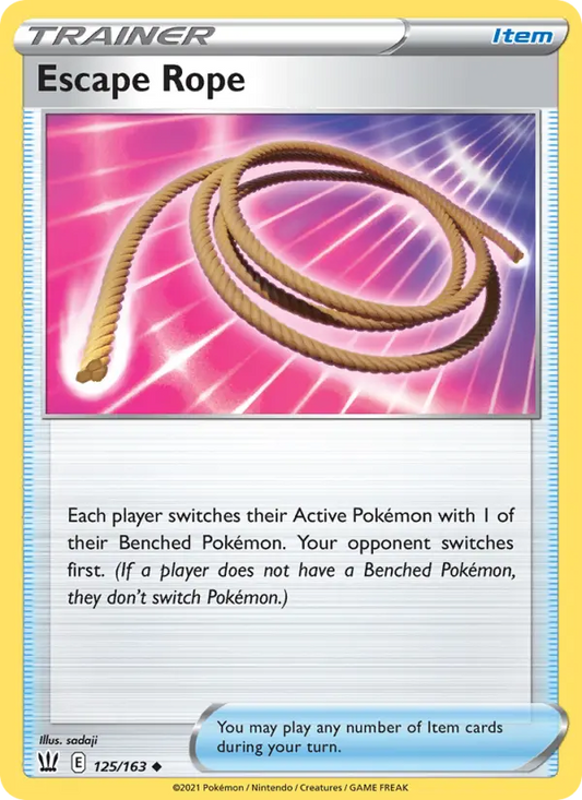Escape Rope 125 Battle Styles Pokesingles