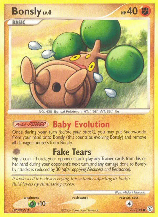 Bonsly 71 Diamond & Pearl Pokesingles