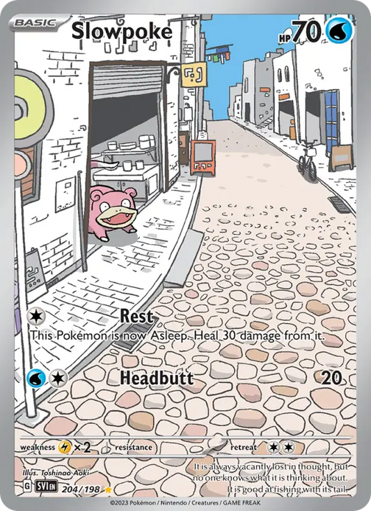 Slowpoke 204 Scarlet & Violet Pokesingles