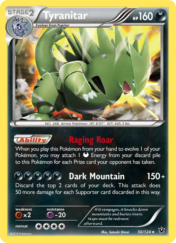 Tyranitar 56 Fates Collide Pokesingles