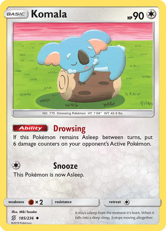 Komala 185 Unified Minds Pokesingles