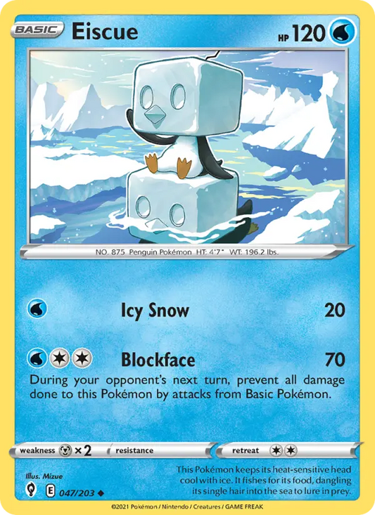 Eiscue 47 Evolving Skies Pokesingles
