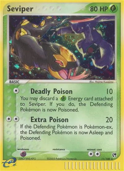 Seviper 11 Sandstorm Pokesingles