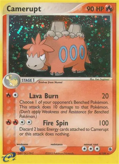 Camerupt 4 Ruby & Sapphire Pokesingles