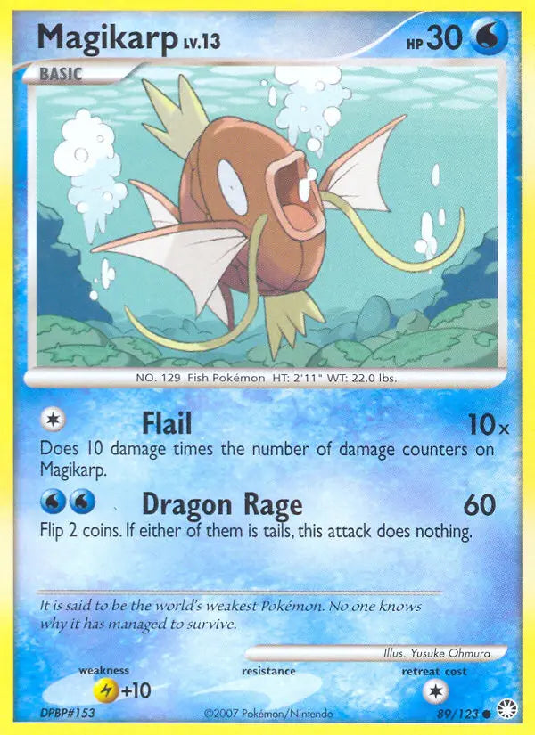 Magikarp 89 Mysterious Treasures Pokesingles