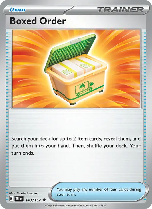 Boxed Order 143 Temporal Forces Pokesingles