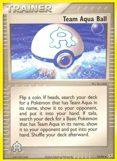 Team Aqua Ball 75 Team Magma vs Team Aqua Pokesingles