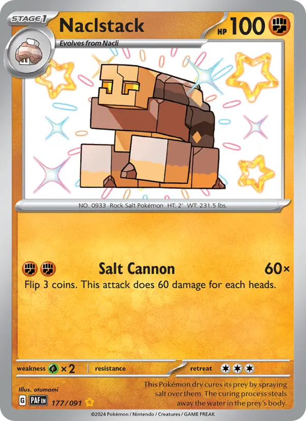 Naclstack 177 Paldean Fates Pokesingles
