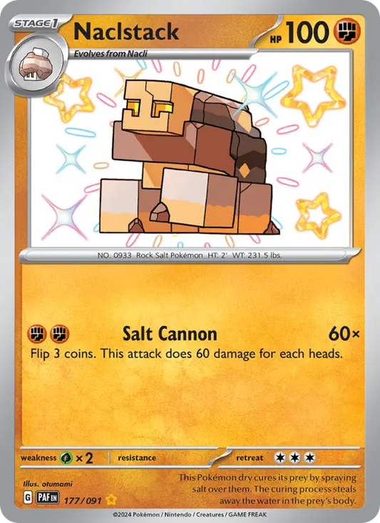 Naclstack 177 Paldean Fates Pokesingles