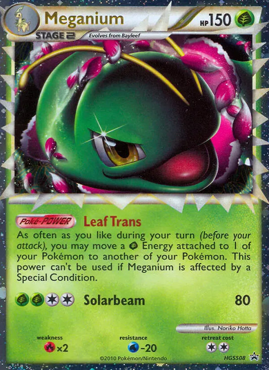 Meganium HGSS08 HGSS Black Star Promos Pokesingles