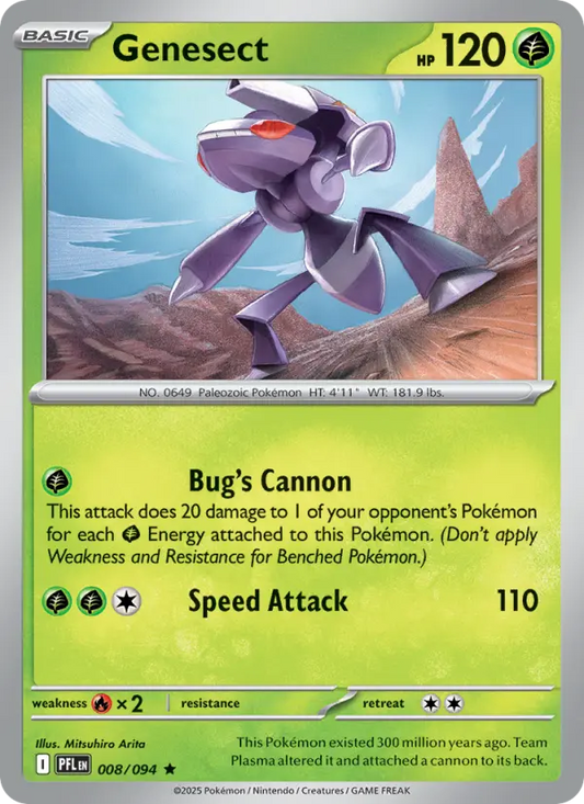 Genesect 8 Phantasmal Flames Pokesingles