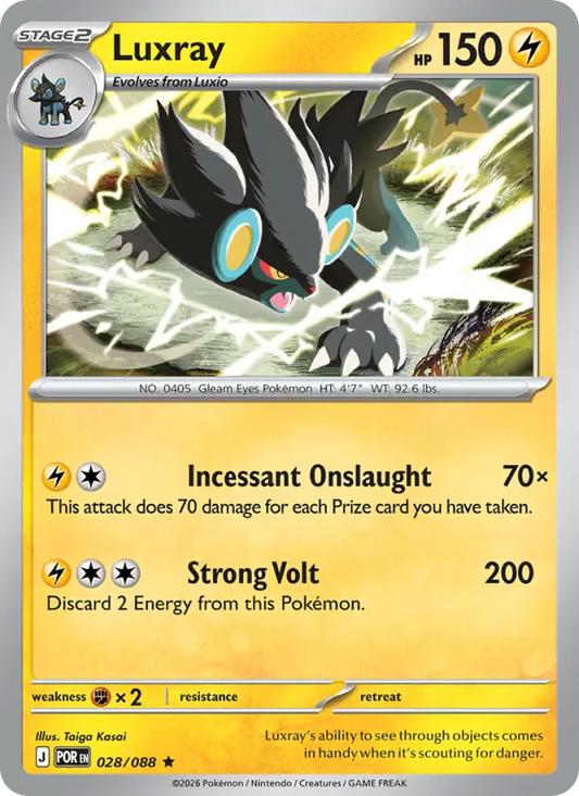 Luxray 28 Perfect Order Pokesingles