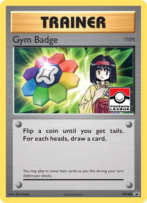 Gym Badge XY206 XY Black Star Promos Pokesingles