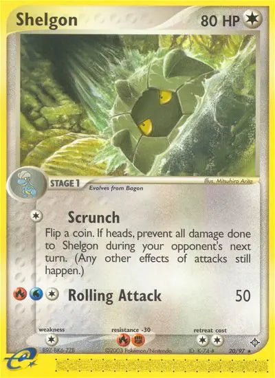 Shelgon 20 Dragon Pokesingles