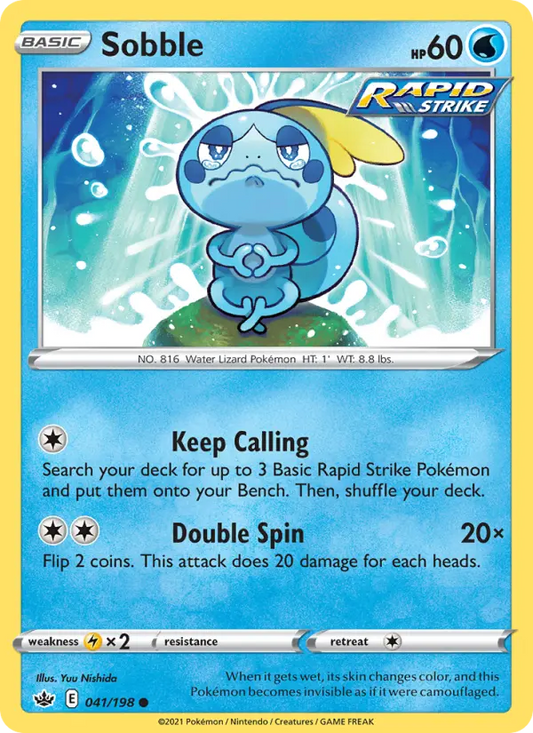 Sobble 41 Chilling Reign Pokesingles