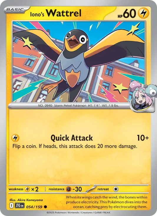 Iono's Wattrel 54 Journey Together Pokesingles